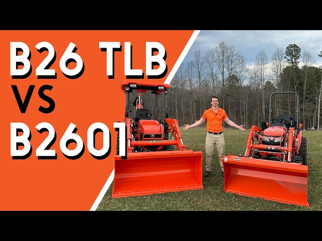 Kubota B26TLB vs B2601