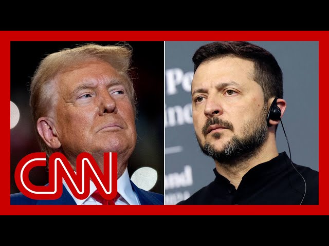 Zelensky pushes back on Trump's unfounded claims