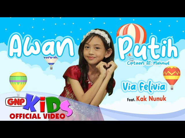 Awan Putih – Via Felivia | Lagu Anak Indonesia