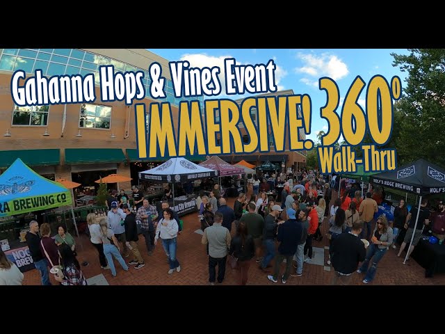 Explore Hops and Vines in 360° | Immersive Experience of Gahanna, Ohio's Premier Event!