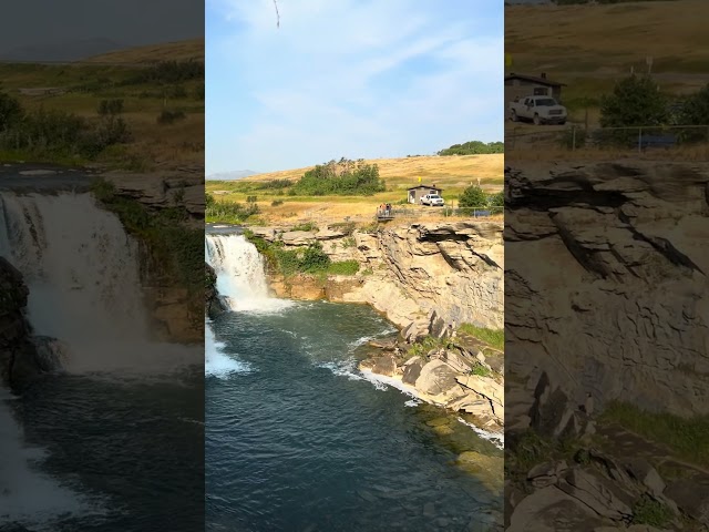 Falls in Alberta #canadaadventure here i come