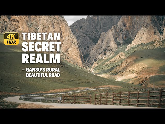 The Beauty Of China's Tibetan Region - 4k HDR Scenic Drive - Ganga, Gansu