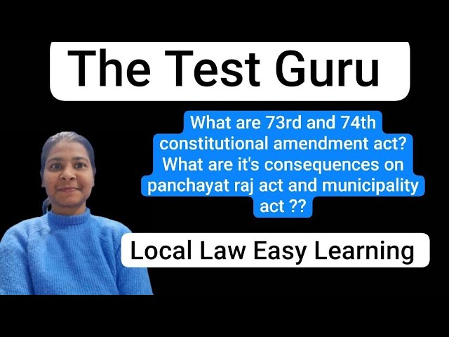 Panchayat Raj Act ।। Gram sabha and it's establishment, function ।। #Panchayat_Raj #Local_Act ||