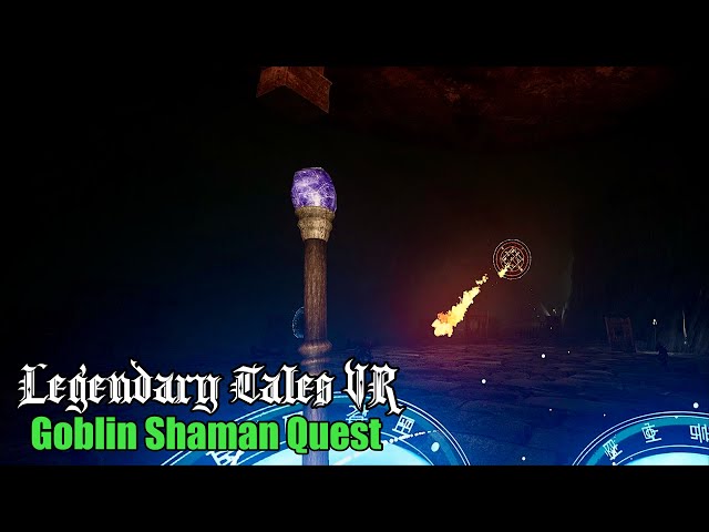 The Goblin Shaman Quest on an Ice Mage in Legendary Tales on PSVR2