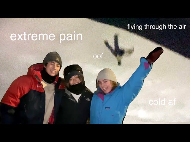 SIBLINGS GET REKT WHILE SLEDDING so funny im crying rn