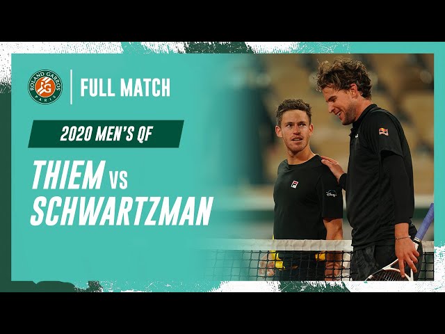 Schwartzman vs Thiem 2020 Men's quarter-final Full Match | Roland-Garros