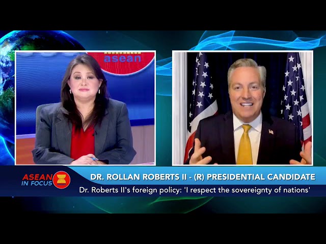 ASEAN TV Talks Southeast Asia Policy with U S  Presidential Candidate Rollan Roberts