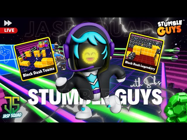 Stumble Guys LIVE – Eu Server Unlimited Block Dash Join Now! 🎮🏆 #stumbleguyslive #stumbleguys