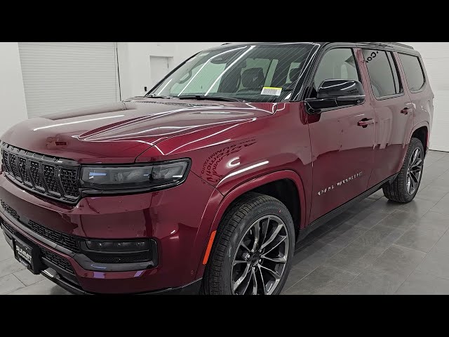 2025 JEEP GRAND WAGONEER HURRICANE 540 OBSIDIAN SERIES II 4K WALKAROUND 25J26