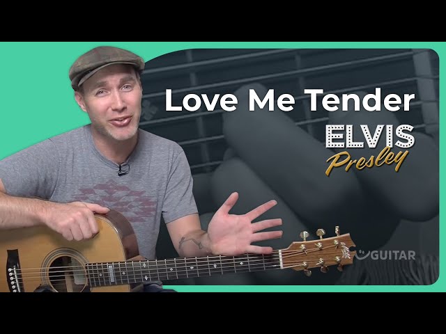 Love Me Tender Easy Guitar Lesson | Elvis Presley