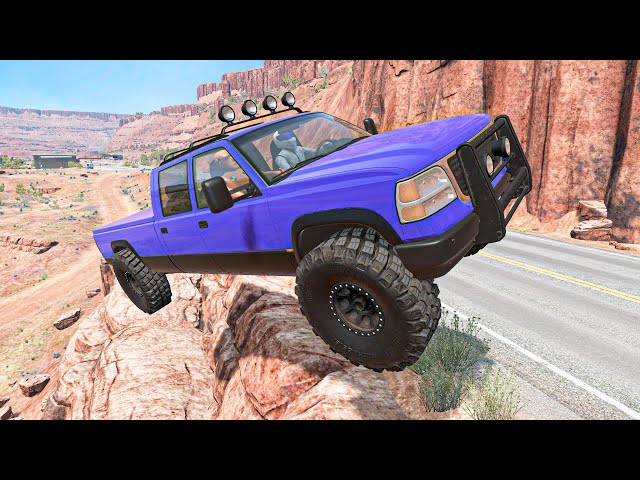 Loss of Control - BeamNG Drive Random Cars Satisfying Rollover Crashes Compilation