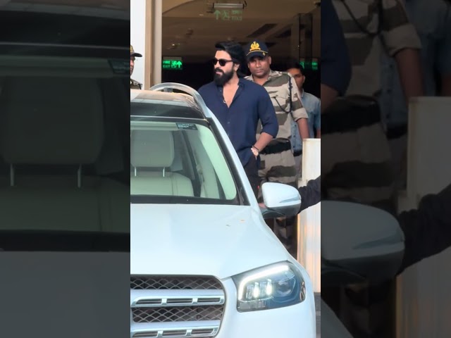 Global Star Ram Charan Arrives in Mumbai for ISPL Match | Exclusive Reel #ramcharan