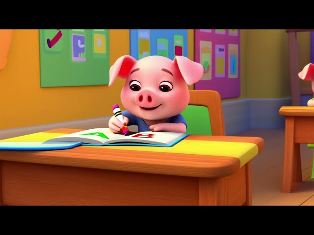 Toddler Song About Piglet Learning Alphabet