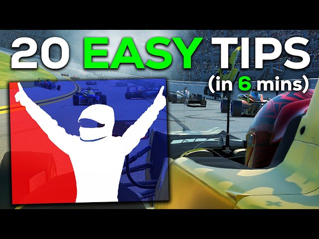 20 EASY iRacing TIPS in 6 Minutes (Secret Settings)