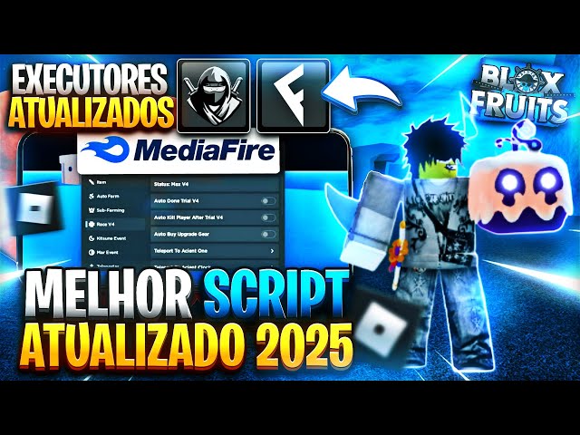 LINK DIRETO!✅MELHOR SCRIPT Blox Fruits ATUALIZADO 2025 (PEGA TUDO) + Executor Atualizado CELULAR/PC