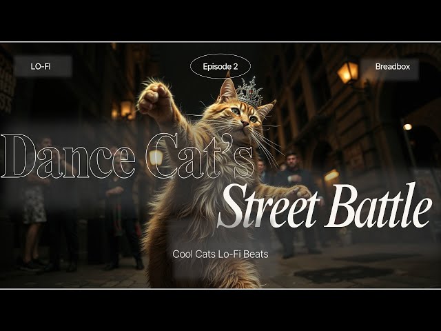 Dance Cat’s Street Battle Grooves | Cool Cats Lo-Fi Beats 🕺🐾🎵