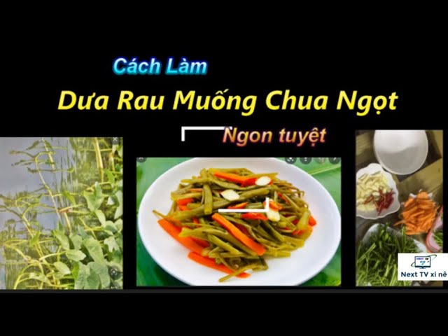 Cách Làm Dưa Rau Muống Chua Ngọt Ngon Tuyệt