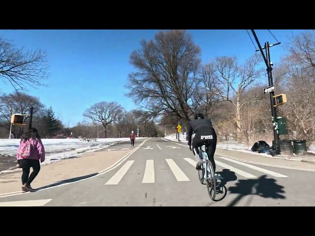 Wintery NYC Bike Ride to Prospect Park