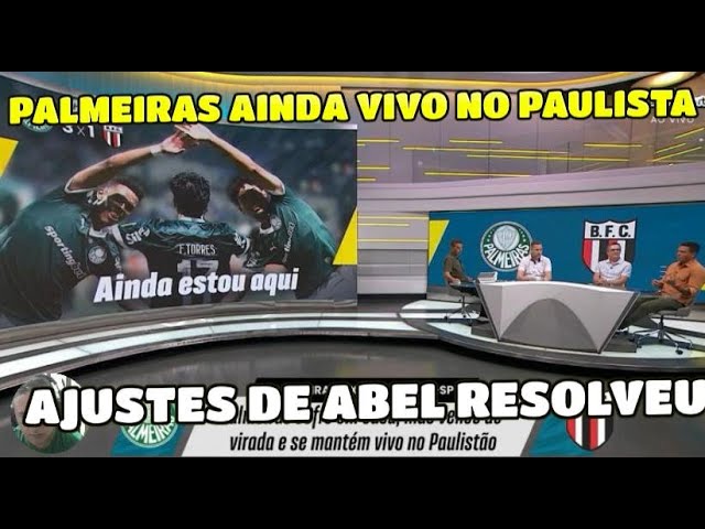 PALMEIRAS PODERIA SER ELIMINADO MAS AINDA RESPIRA NO PAULISTA VENCEU DE VIRADA NO FINAL. ANÁLISE