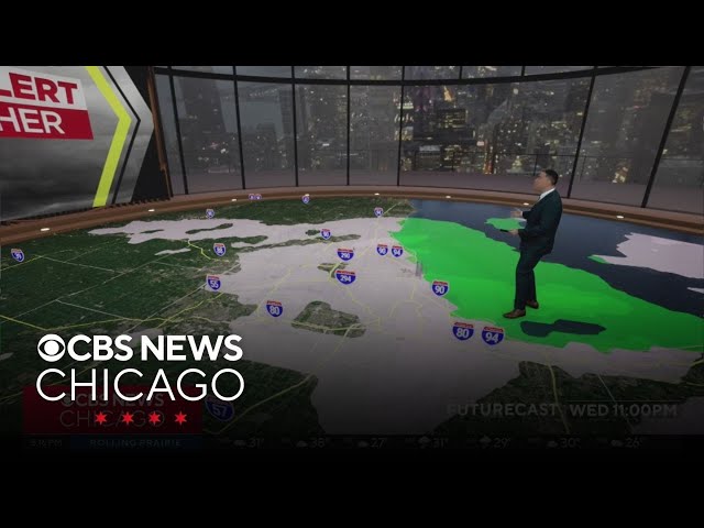 Tracking the ice threat in the Chicago area