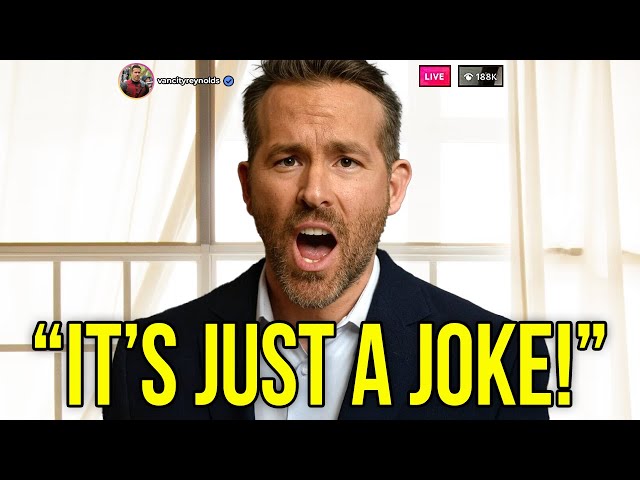 Ryan Reynolds BREAKS DOWN After Getting FIRED By Marvel For MOCKING Justin Baldoni!?