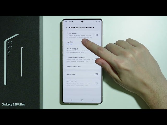 Samsung Galaxy S25 Ultra: How to Bass Boost