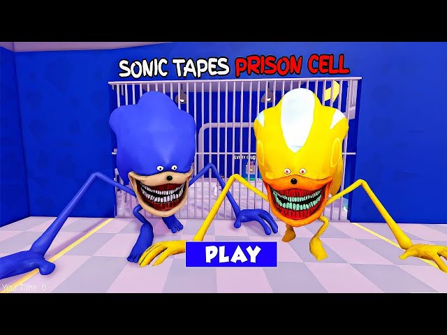 Sonic Tapes Barry's Prison Run - All Morphs Unlocked: Tapes Amy, Shadow, Knuckles Gameplay