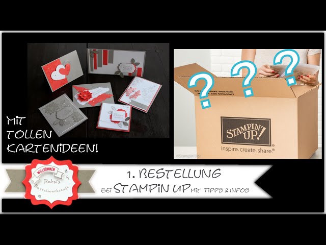 Erste Bestellung bei Stampin Up - Grundausstattung - Tipps Kartenideen - Anfänger - Bastelausrüstung