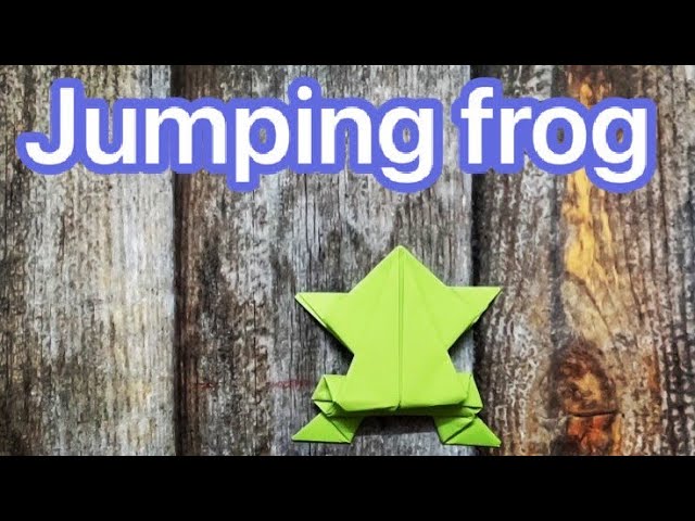 how to make a paper jumping frog|origami jumping frog|paper frog puppet|diy paper frog|paper frog