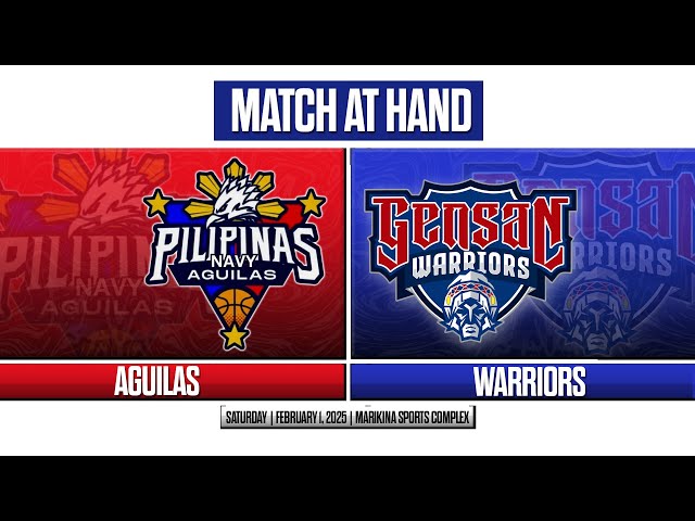 PRESIDENT’S CUP 2025 | MARIKINA SPORTS CENTER | FEB 1, 2025 | AGUILAS vs WARRIORS