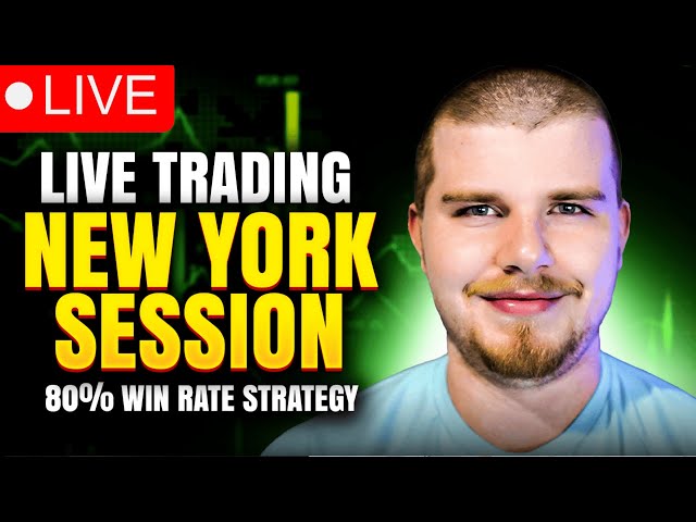 🚨LIVE TRADING | W HOLIDAY STREAM | NEW YORK SESSION ICT STRATEGY | 85% WIN RATE | FOREX TRADING