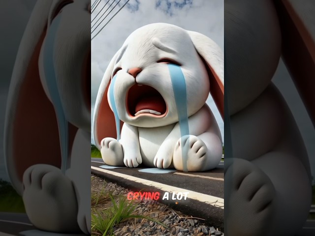 Rabbit's stomach ache 😢😭 | wait for end | #shortsvideo #shorts #trending #ai