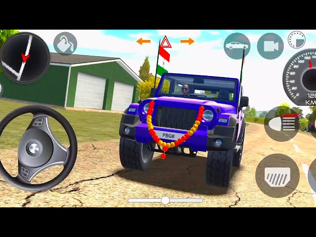 Dollar (Song) Modified Mahindra Black Thar👿 || Indian Cars Simulator 3D || Android Gameplay part.34