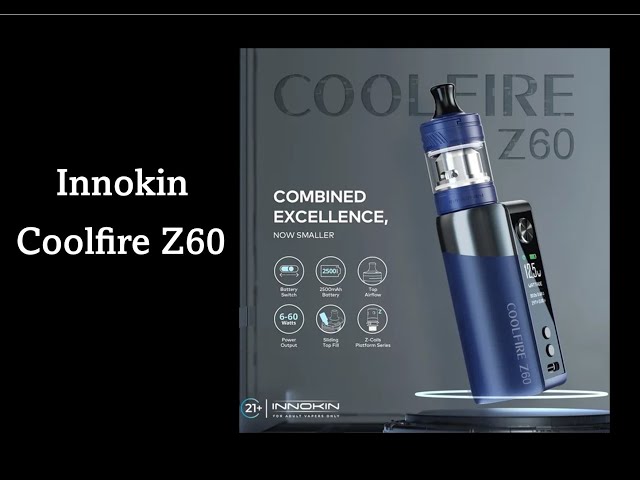 Innokin Coolfire Z60 | Cutting edge tech yet simple to use | New Duo Prime coil~Outstanding flavour