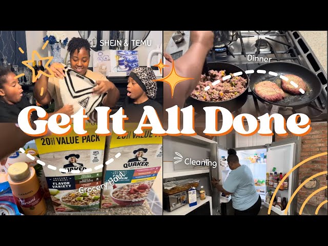 *NEW* GET IT ALL DONE / SHEIN & TEMU HAULS / COOKING VIRAL TIKTOK DINNER / CLEAN MOTIVATION / FOOD