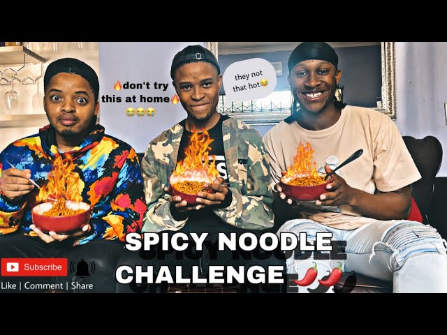 SPICY NOODLE CHALLENGE *IT’S BAD*🌶🌶🔥🔥