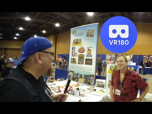 Interview with Game Designer Brian F Colin at the Game On Expo 2018 VR180 3D