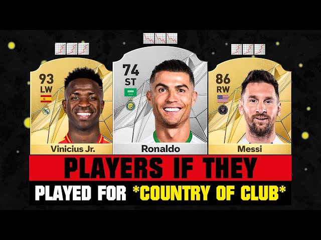 IF FOOTBALLERS Played For The COUNTRY OF THEIR CLUB! 🤯😱 ft. Ronaldo, Vinicius, Messi…