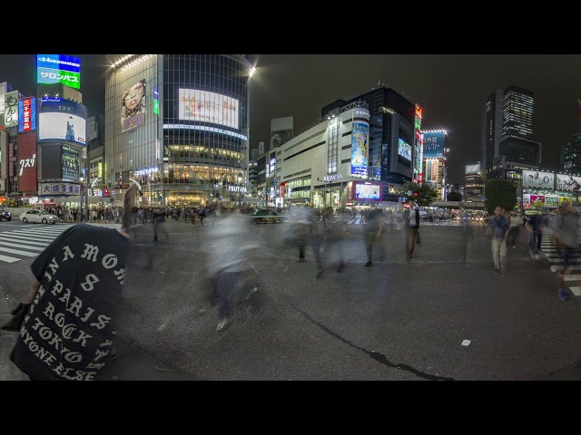 slow shutter SHIBUYA cross