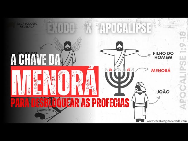 #Aula5 | O CÓDIGO OCULTO na MENORÁ que aponta para o APOCALIPSE! #TipologiaBíblica #7Castiçais