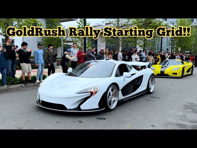 GoldRush Rally 2024 Starting Grid Vlog! Mclaren P1, Koenigsegg CCR, Exotic Car Pulls! Part 2/2