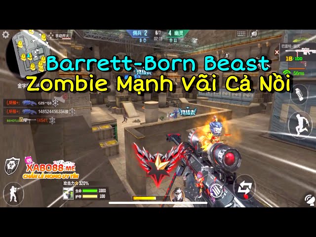 CF Mobile | Barrett-Born Beast Vũ Khí Quốc Dân Và Ưu Thích Nhất Của Dân Chuyên Sniper | Tường CT