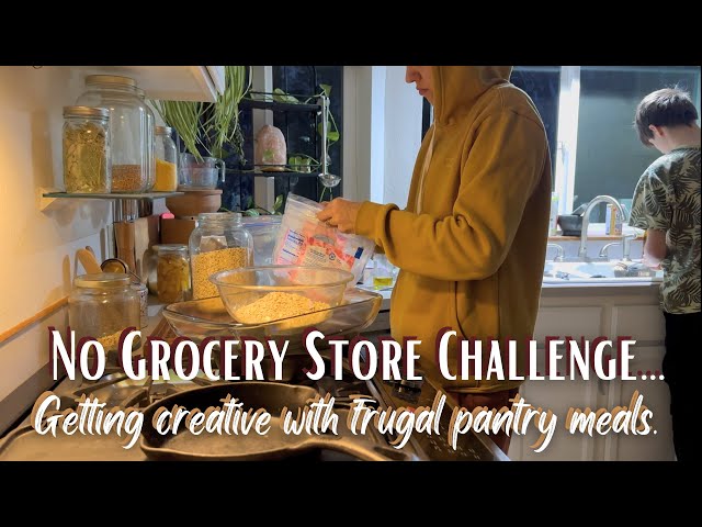 Winter Storm Pantry Challenge Meals made from Scratch | No Grocery Store Challenge