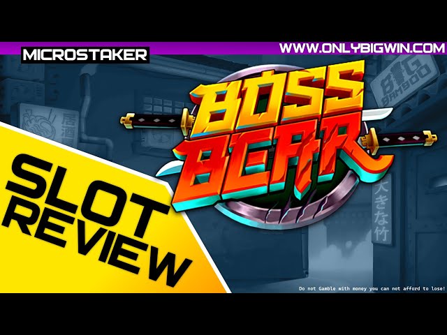 #SLOT Review: BOSS Bear by #pushgaming - SuperBonus - Coin Feature