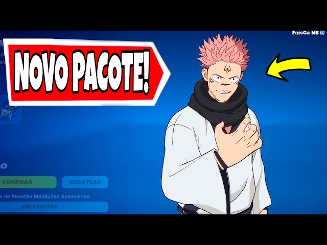 ( JUJUTSU KAISEN )  LOJA DE HOJE FORTNITE  ( 07/02 )