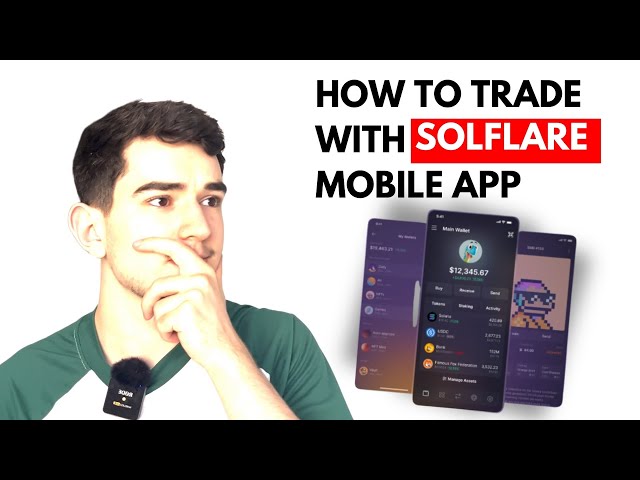 How To Trade With Solflare Mobile App (WALKTHROUGH)