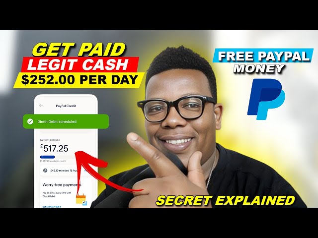 ($252 IN ONE DAY) How TO Get Free Paypal Cash | Make Money Online 2024