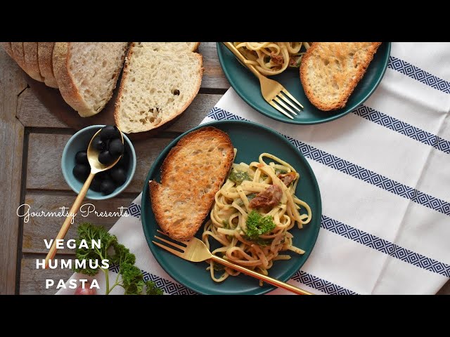 Quick & Easy Vegan Hummus Pasta by Shikha Gulecha