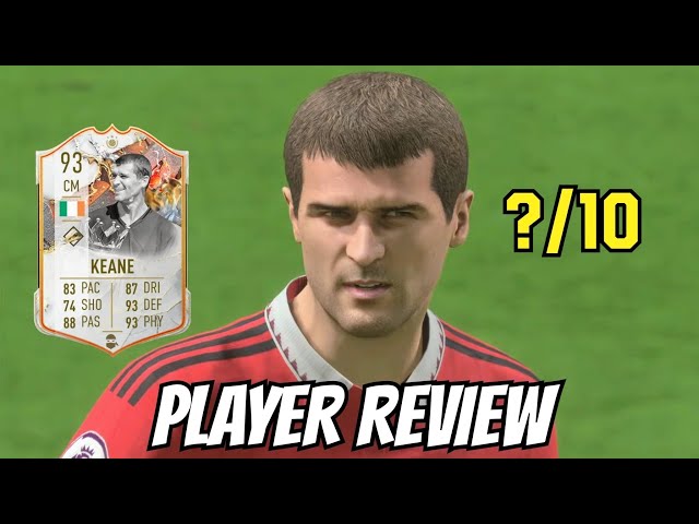 ROY KEANE (93) TROPHY TITANS ICON ! PLAYER REVIEW | FIFA 23 ULTIMATE TEAM