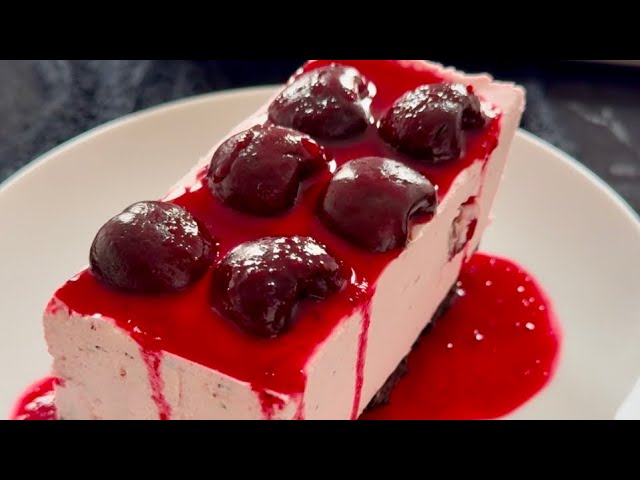 20 Euro Dessert! Delicious Cherry Oreo Cheesecake Recipe!